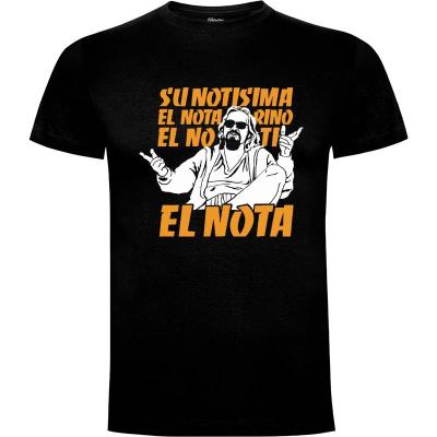 Camiseta El Nota, el Gran Lebowski (por Mos Eisly) - Camisetas Mos Graphix