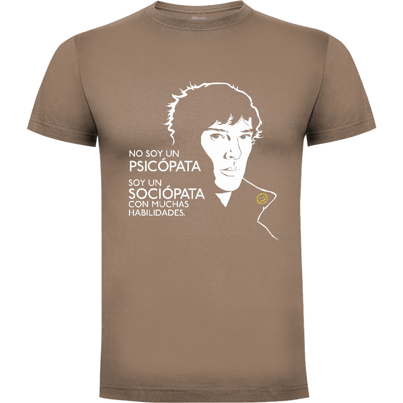 Camiseta Sherlock Sociópata (por Mos Eisly)