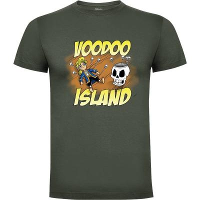 Camiseta Voodoo Island - Camisetas Trheewood - Cromanart