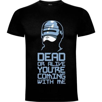Camiseta Dead or Alive (Azul) - Camisetas Demonigote