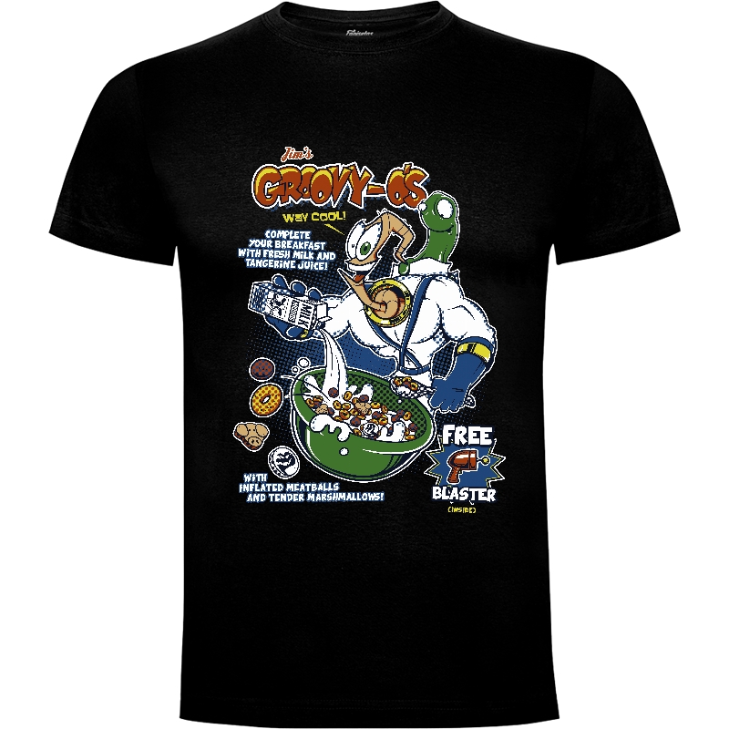 Camiseta Groovy-Os Cereal