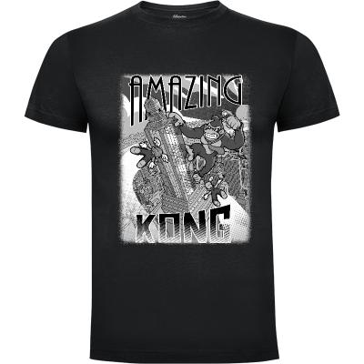 Camiseta Amazing Kong poster - Camisetas Trheewood - Cromanart