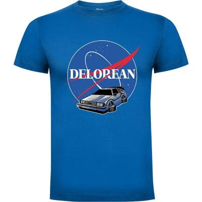 Camiseta Delorean Space (por Fernando Sala Soler) - Camisetas Cine