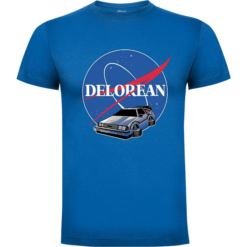 Camiseta Delorean Space (por Fernando Sala Soler)