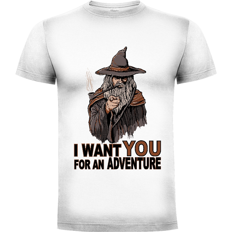 Camiseta I want YOU for an adventure (por Fernando Sala Soler)