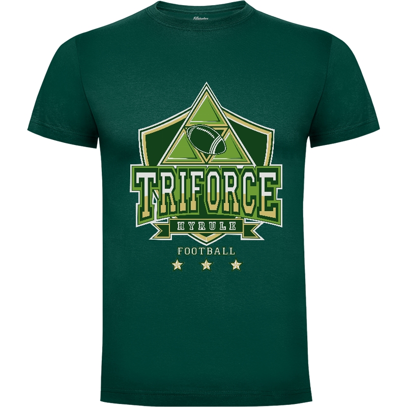 Camiseta Triforce Hyrule Football (por Fernando Sala Soler)