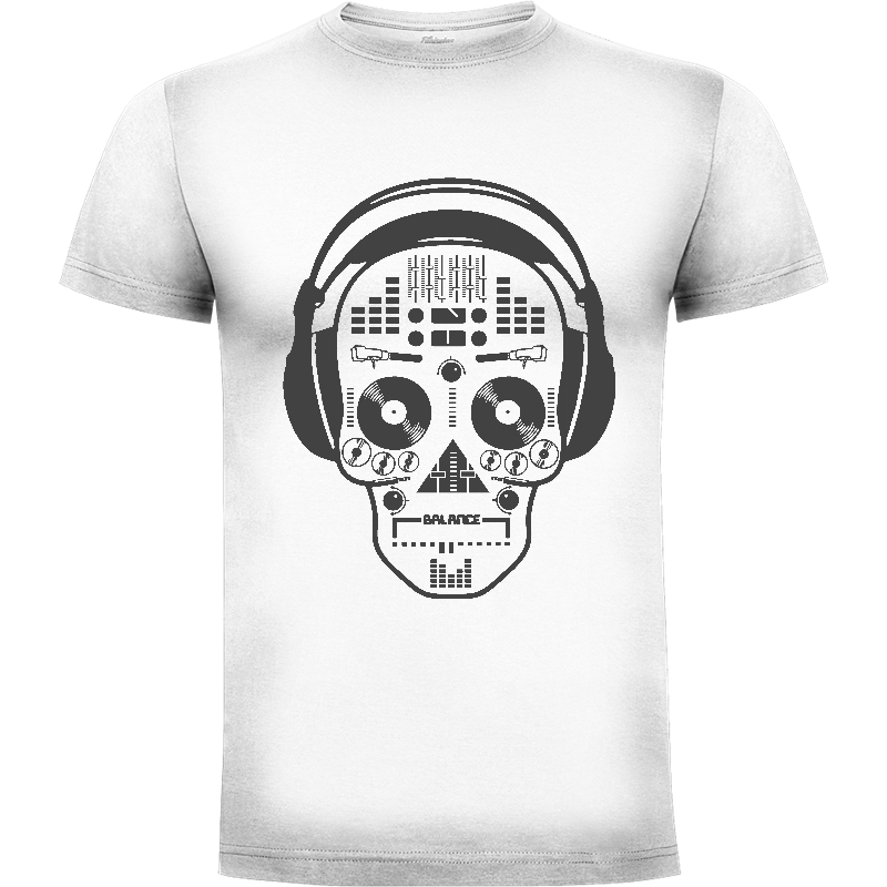 Camiseta Musical Skull