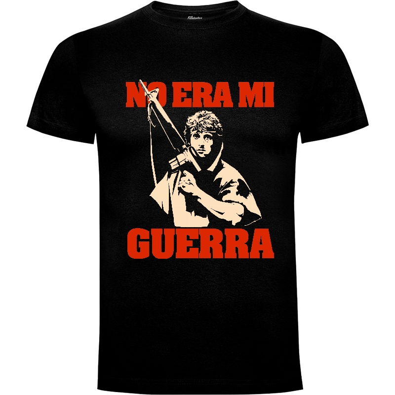 Camiseta Rambo, No era mi Guerra (por Mos Eisly)