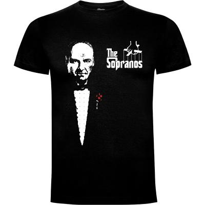 Camiseta The Sopranos (The Godfather Mashup) - Camisetas Series TV