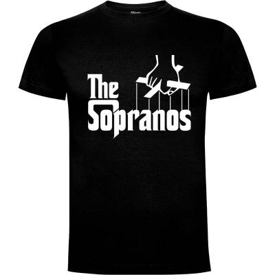 Camiseta The Sopranos Logo (The Godfather mashup) - Camisetas Aguvagu