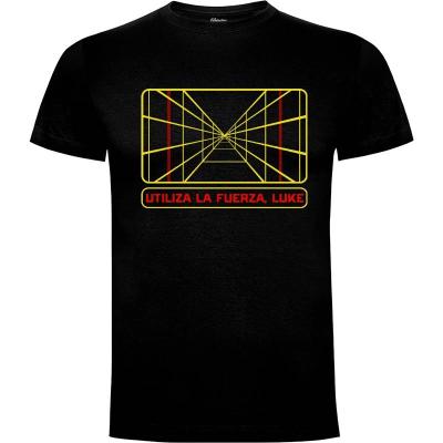 Camiseta Utiliza la Fuerza, Luke (por Mos Eisly) - Camisetas Mos Graphix