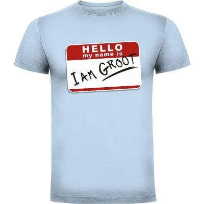 Camiseta Me llamo  Yo soy Groot  - Camisetas Demonigote
