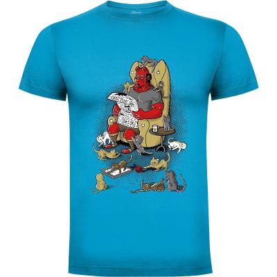 Camiseta Hellboy relax - Camisetas Trheewood - Cromanart