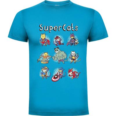 Camiseta Supercats - Camisetas Trheewood - Cromanart