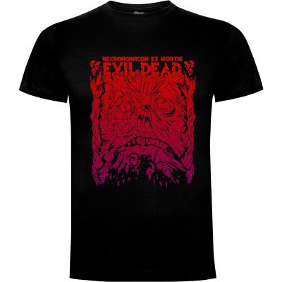 Camiseta Necronomicon Ex Mortis (Rojo Sangre) - Camisetas Demonigote
