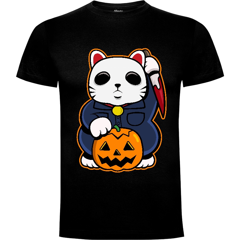 Camiseta Halloween Lucky Cat