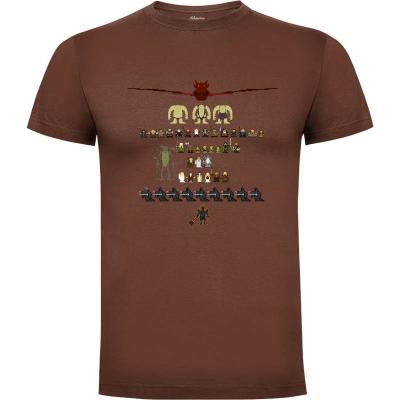 Camiseta Pixel Earth - Camisetas Txesky