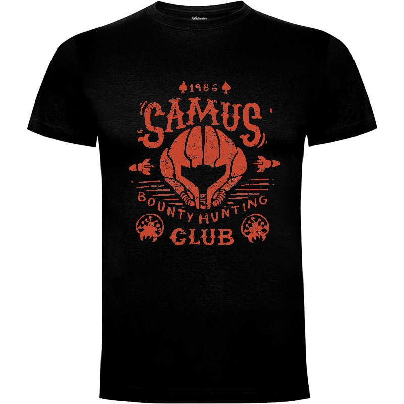 Camiseta Samus Bounty Hunting Club