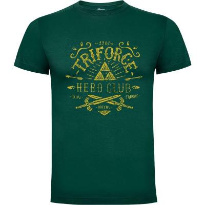 Camiseta Triforce Hero Club - Camisetas Videojuegos