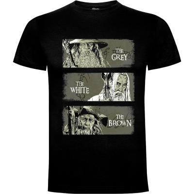 Camiseta Wizards of Middle-Earth - Camisetas Cine