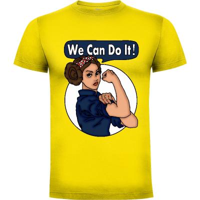 Camiseta We Can Do It! Princesa Leia - Camisetas Feministas