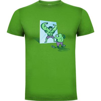 Camiseta Bestia verde - Camisetas cute