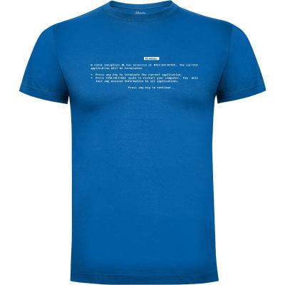 Camiseta Pantallazo Azul de la Muerte - Camisetas Top Ventas