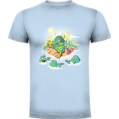 Camiseta City Frog - Camisetas Graciosas