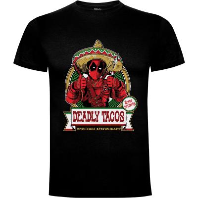 Camiseta Deadly Tacos - Camisetas Comics