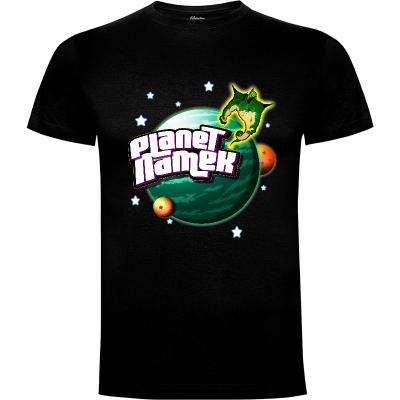 Camiseta Planeta Namek - Camisetas Buck Rogers