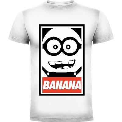 Camiseta Obey Banana - Camisetas Dibujos Animados