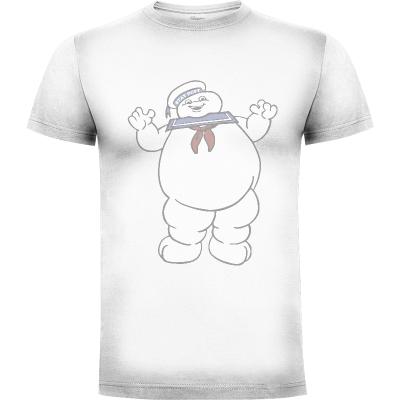 Camiseta Cazafantasmas - Muñeco Marshmallow - Camisetas Cine