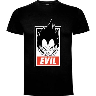 Camiseta Evil Vegeta - Camisetas Anime - Manga