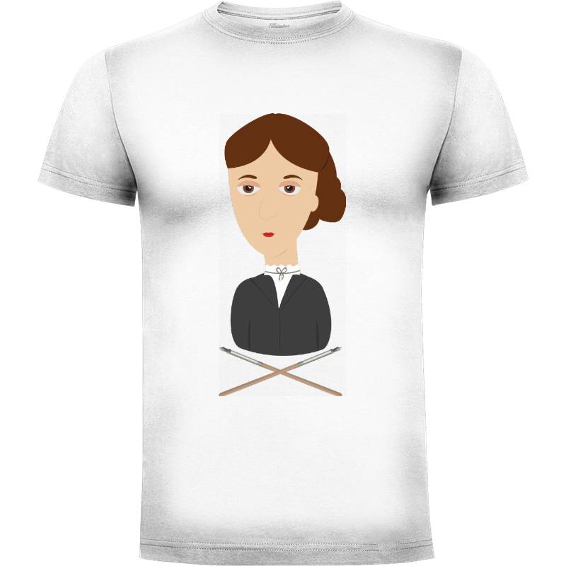 Camiseta Virginia Woolf pluma