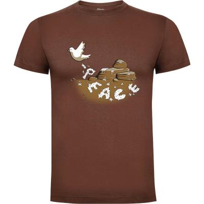 Camiseta Peace Messenger (brown) - Camisetas Adrian Filmore
