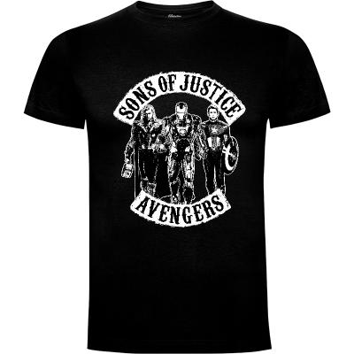 Camiseta Sons Of Justice - Camisetas Comics