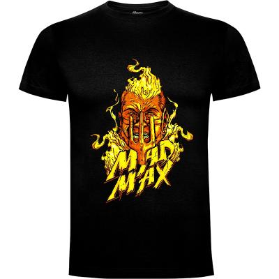 Camiseta MAX's Burning head - Camisetas Demonigote