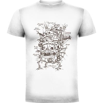 Camiseta Howl's Moving Castle Plan - Camisetas Anime - Manga