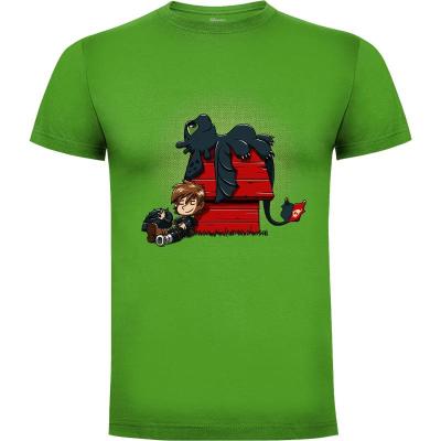Camiseta Dragon Peanuts - Camisetas Dibujos Animados