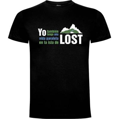Camiseta Yo también tengo una vida paralela en la isla de LOST - Camisetas Series TV