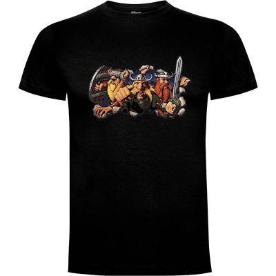 Camiseta Lost Vikings - Camisetas Videojuegos
