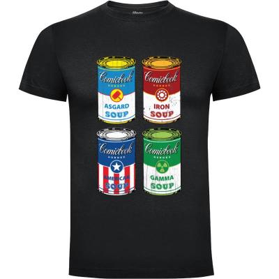 Camiseta Heroes Sopa - Camisetas Stationjack