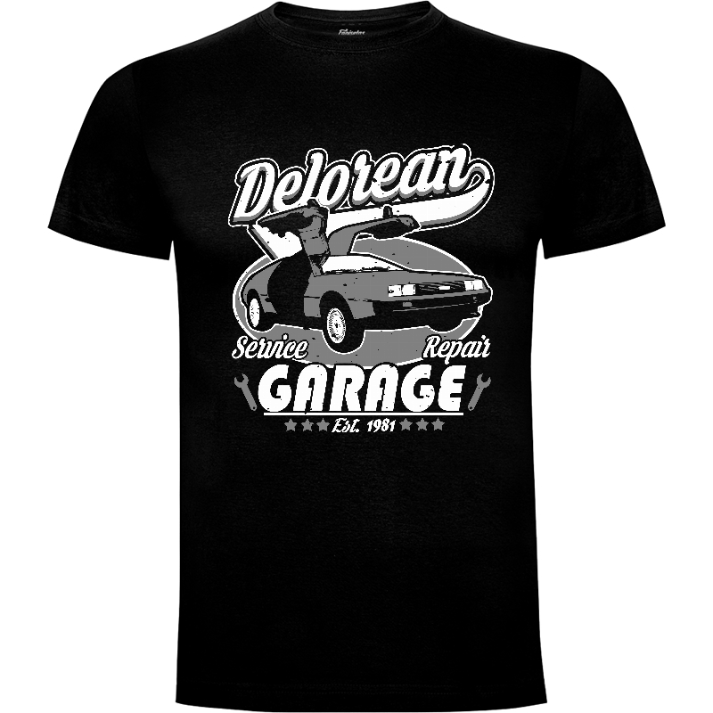 Camiseta Delorean Garage