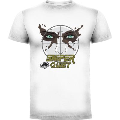 Camiseta Sniper Quiet - Camisetas Gualda Trazos