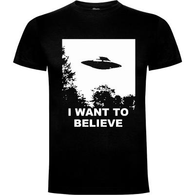 Camiseta  I Want to Believe