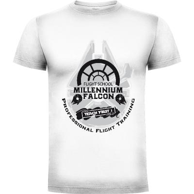 Camiseta Millennium Falcon - Teach First - Camisetas Gualda Trazos