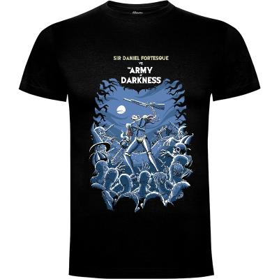 Camiseta Sir Daniel Fortesque vs. The Army of Darkness - Camisetas PabloP
