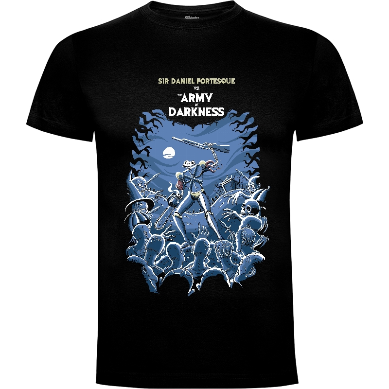Camiseta Sir Daniel Fortesque vs. The Army of Darkness