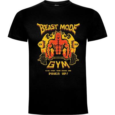 Camiseta Beast Mode Gym - Camisetas Videojuegos