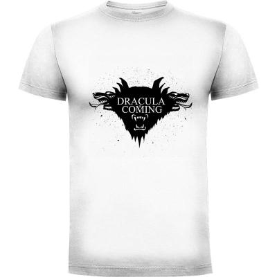 Camiseta Dracula is coming - Camisetas Albertocubatas